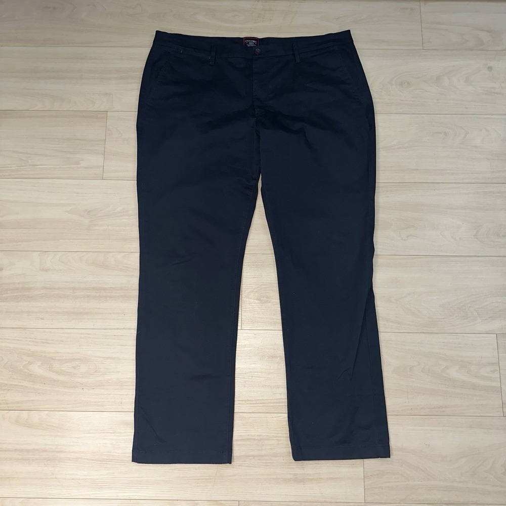 UNTUCKit St. Clair Pants‎ Mens size 40x32 Straight Fit Blue Chino Stretch Casual